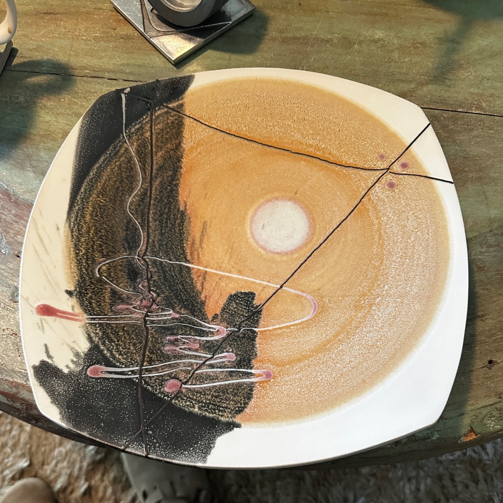 Kitchen ceramic plater/art